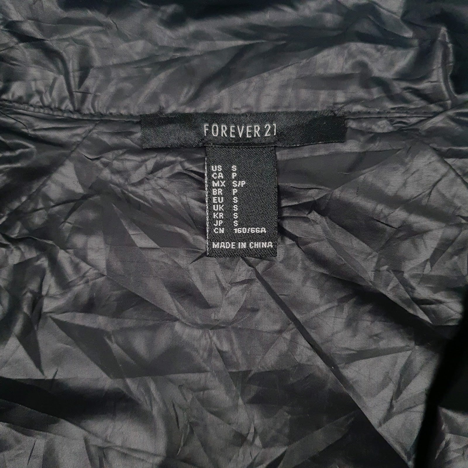 Womens Black Forever 21   Coat