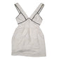 Womens White H&M Casual Cocktail Sleeveless Dress
