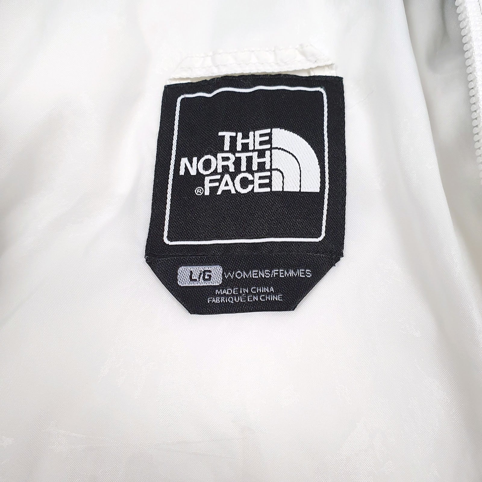 Womens White The North Face  Hoodie Coat