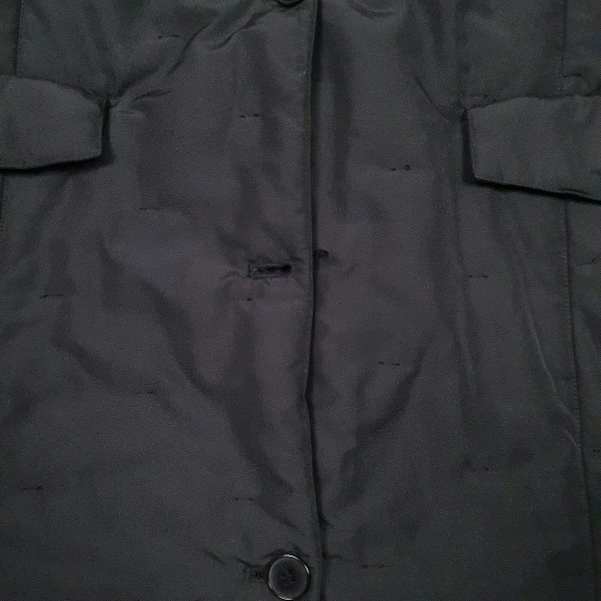 Womens Black Stef In Time Padded  Coat