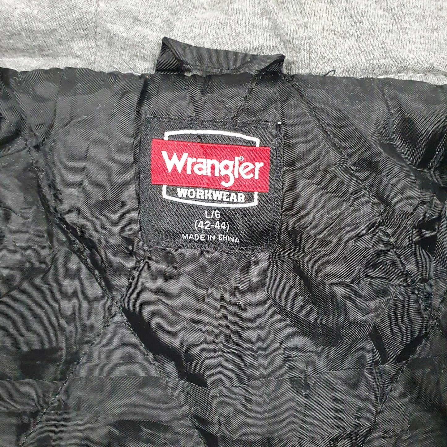 Mens Black Wrangler Padded  Coat