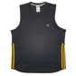 Mens Grey Adidas Vest Clima365 Short Sleeve T Shirt