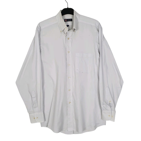 Mens White Chaps  Long Sleeve Shirt