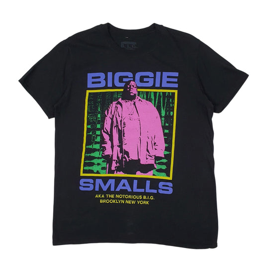 Mens Black The Notorious B.I.G Biggie Smalls Short Sleeve T Shirt