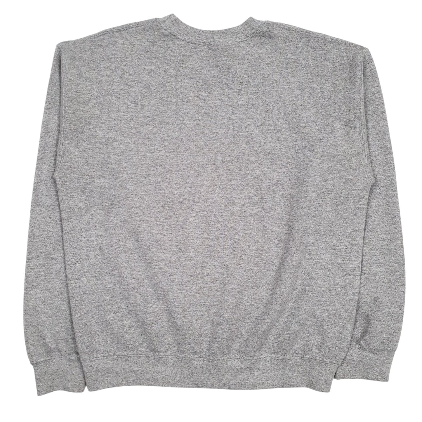 Mens Grey Gildan Graphic Crewneck Jumper