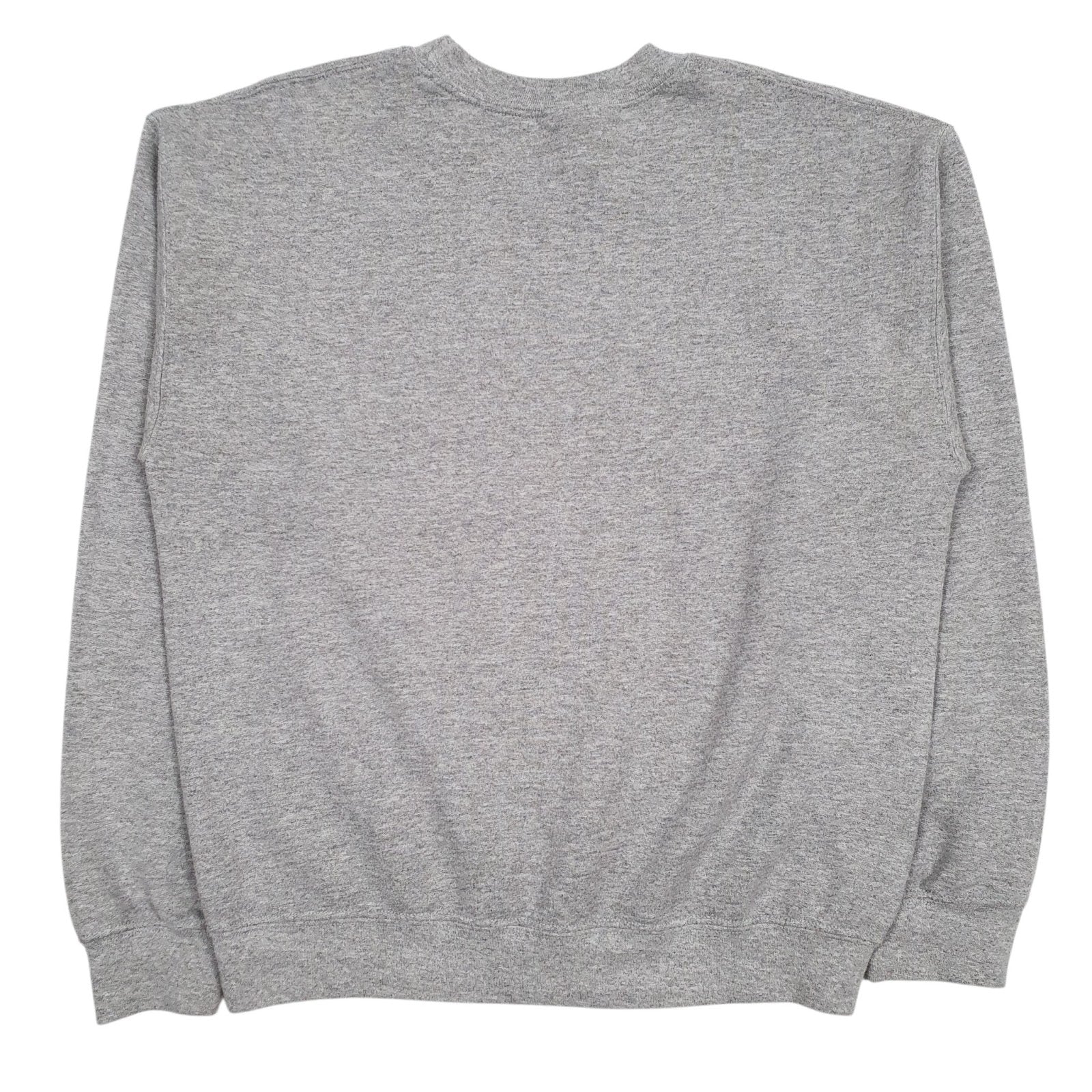 Mens Grey Gildan Graphic Crewneck Jumper
