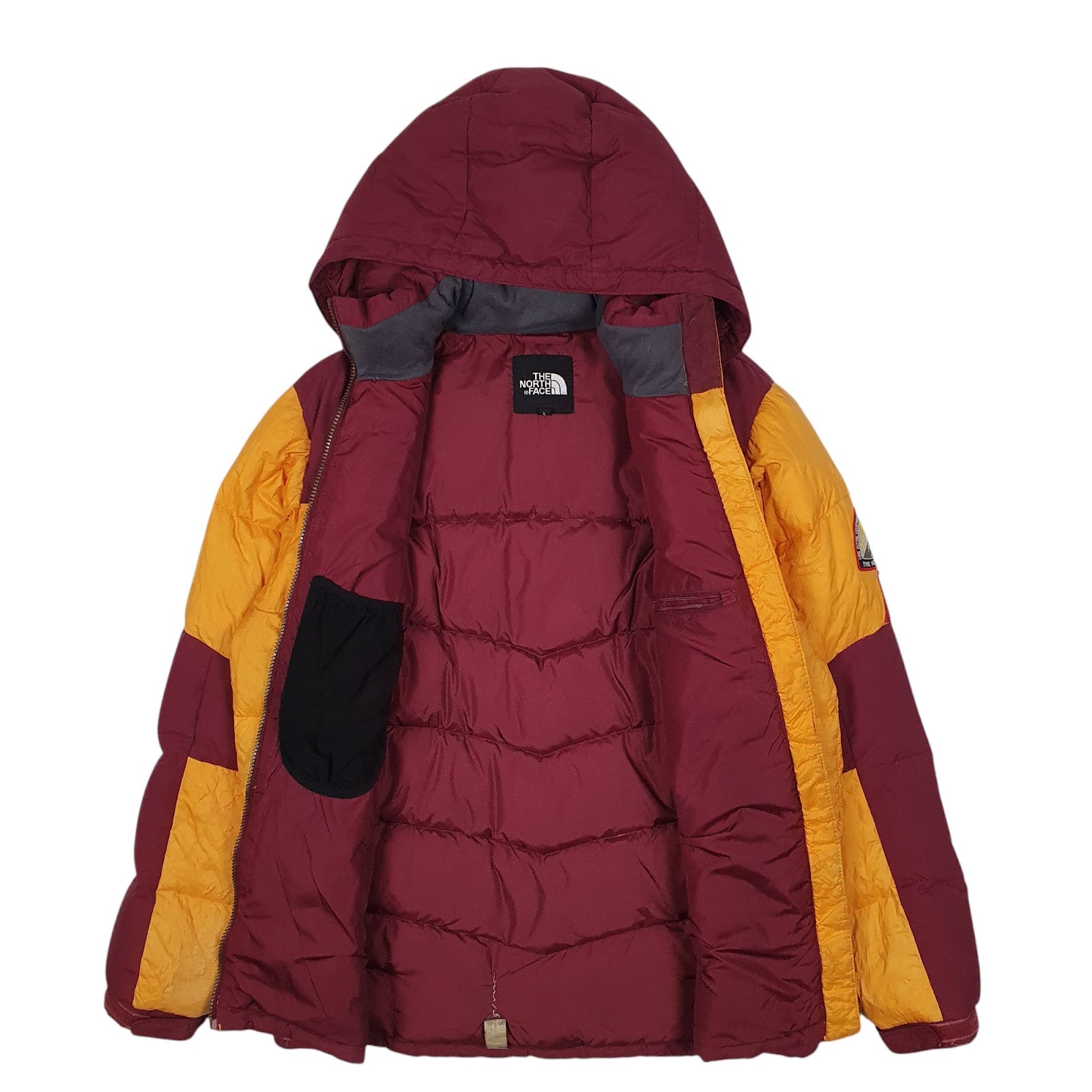 Mens Orange The North Face Baltoro  Coat