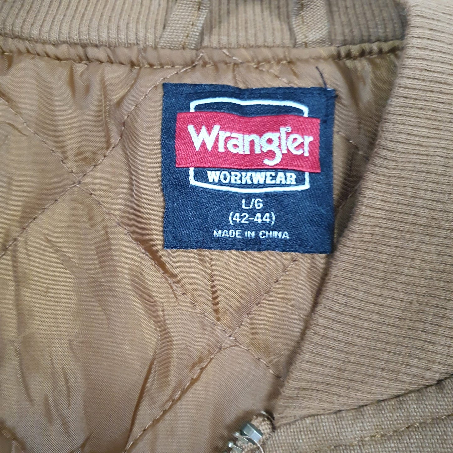 Mens Brown Wrangler Padded  Coat