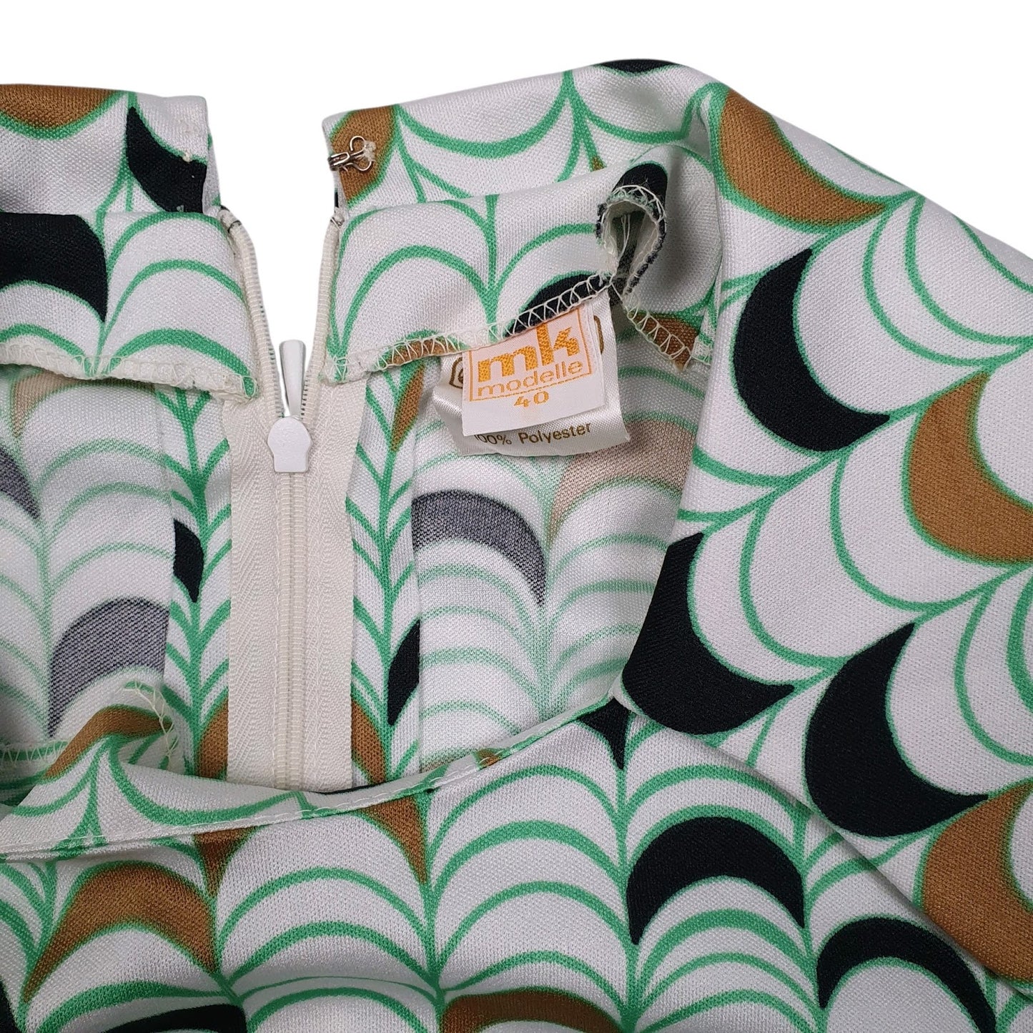Womens Green MK Modelle Vintage 90s Sleeveless  Shirt