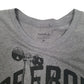 Mens Grey Reebok NYC New York Statue of Liberty Weights  T Shirt