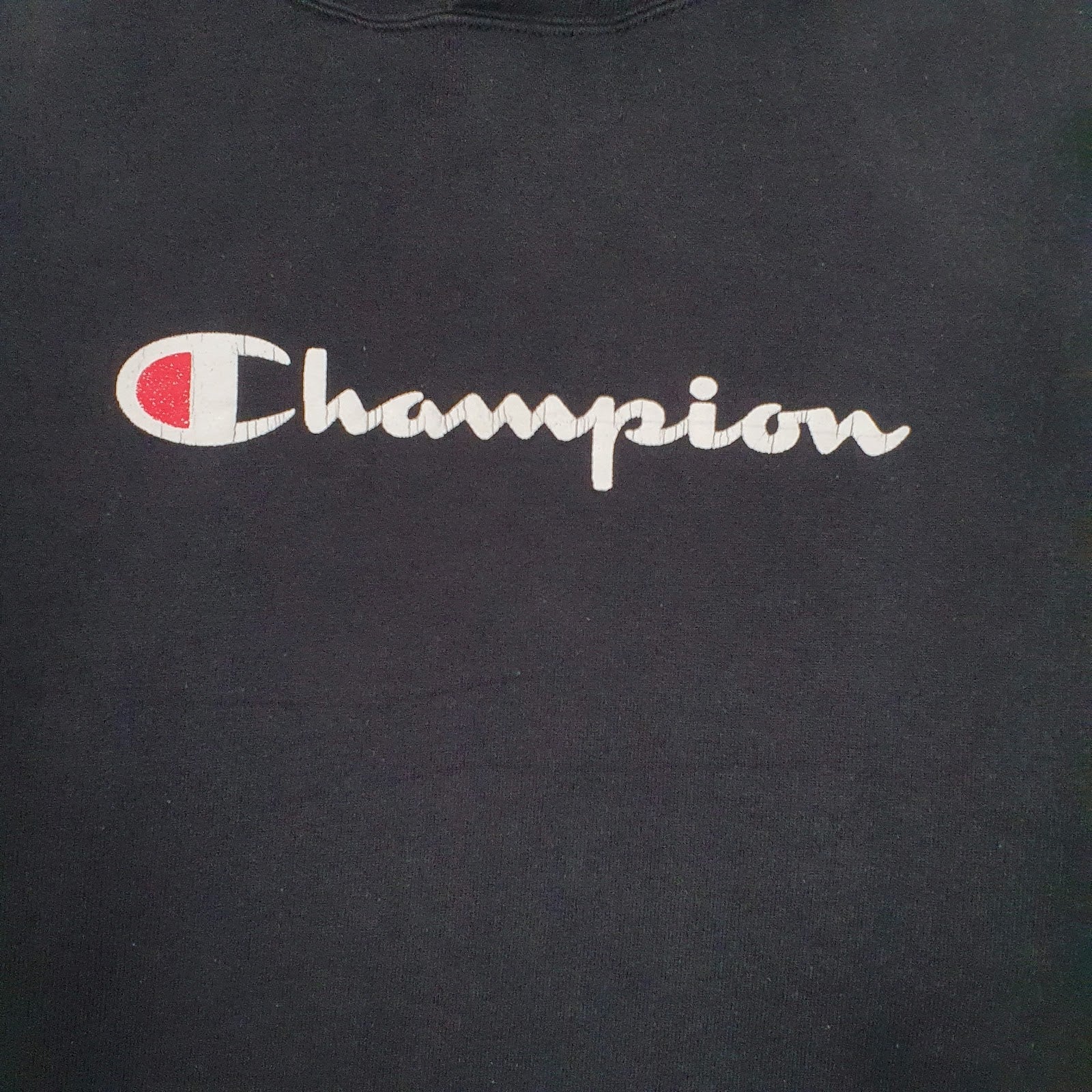 Mens Black Champion  Hoodie Jumper