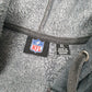 Mens Grey NFL Raiders Full Zip Jumper