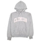 Womens Grey Champion Embroidered Clemson Hoodie Jumper