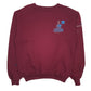 Mens Burgundy Champion Centre Lumber Crewneck Jumper