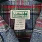 Mens Grey L.L.Bean Flannel  Shirt