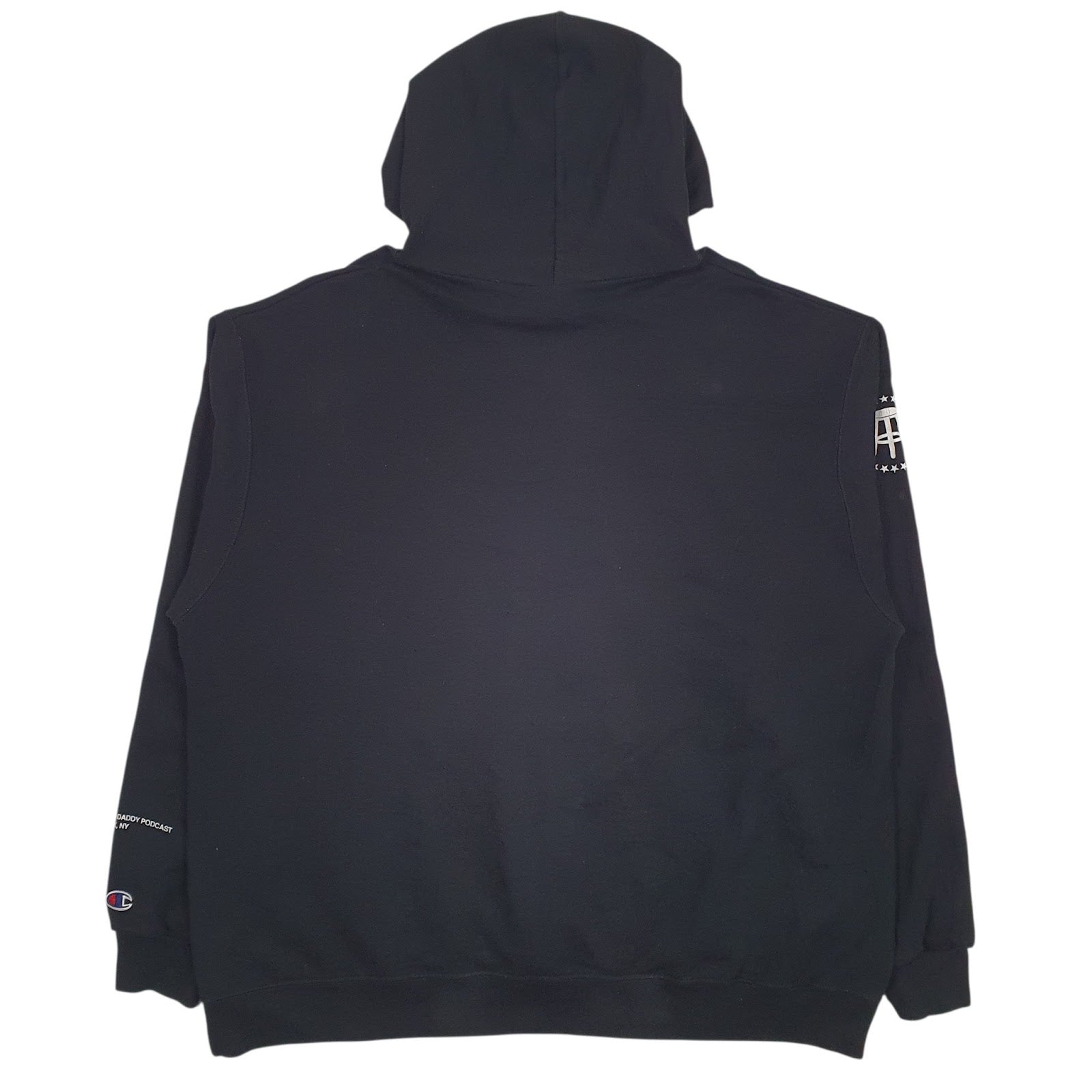 Mens Black Champion Barstool Sports Hoodie Jumper