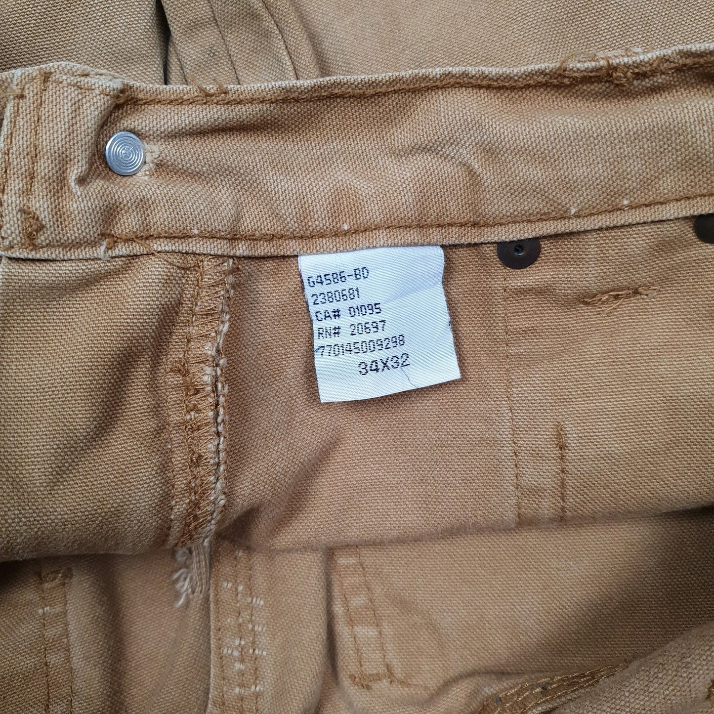Mens Brown Dickies   Trousers