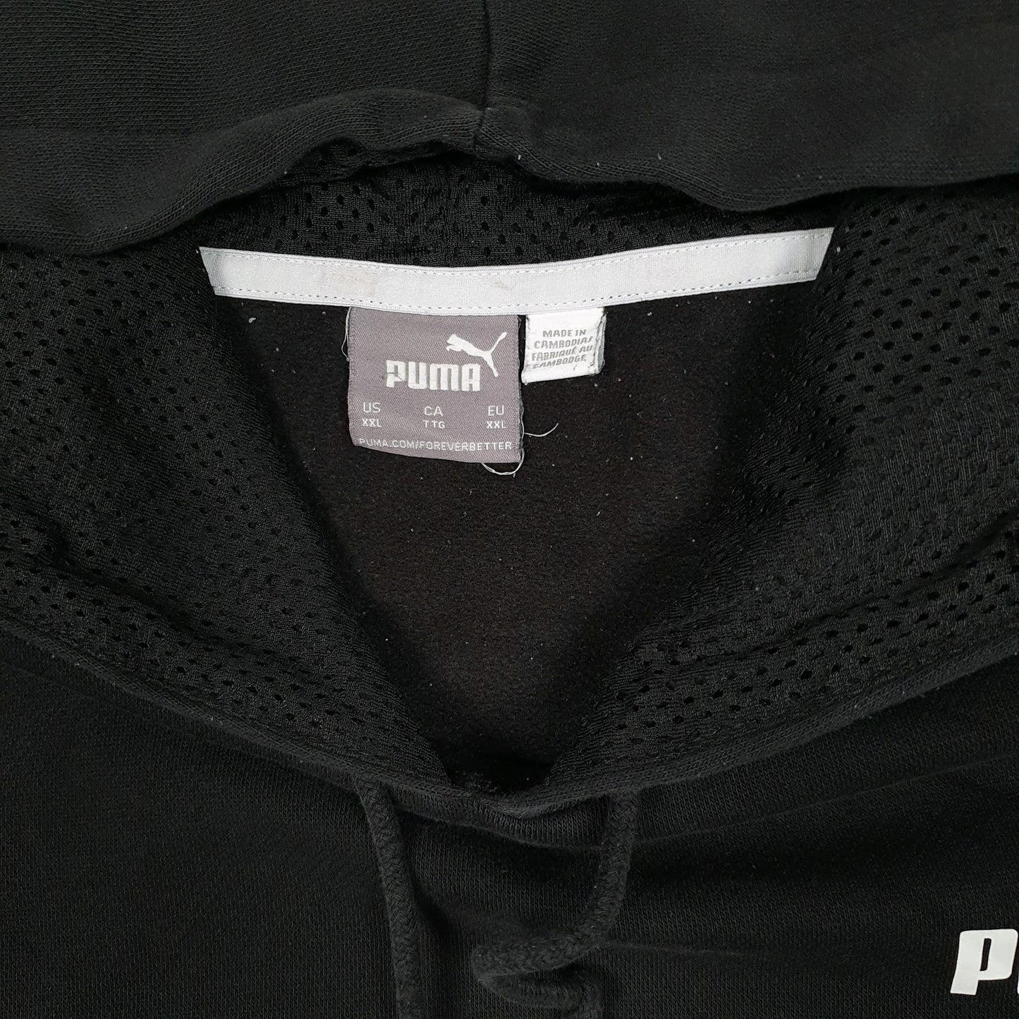 Mens Black Puma  Hoodie Jumper