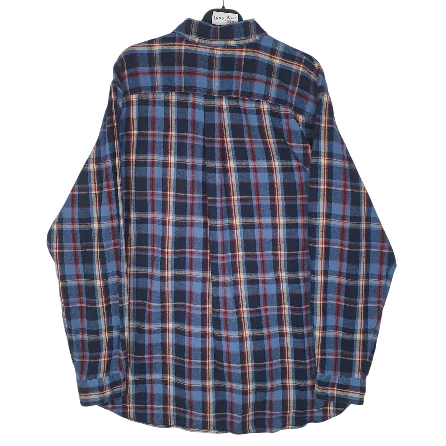 Mens Blue L.L.Bean Flannel  Shirt