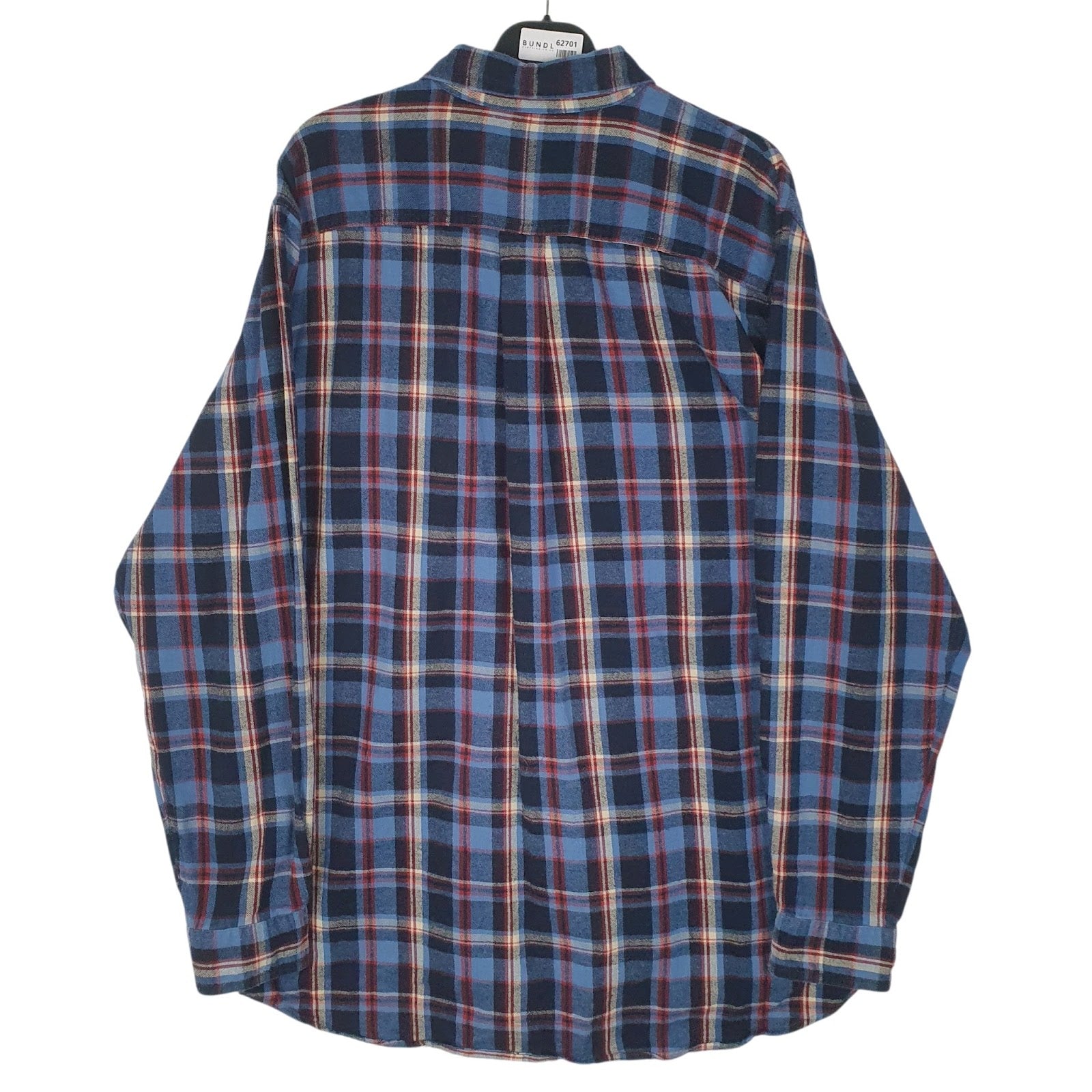 Mens Blue L.L.Bean Flannel  Shirt