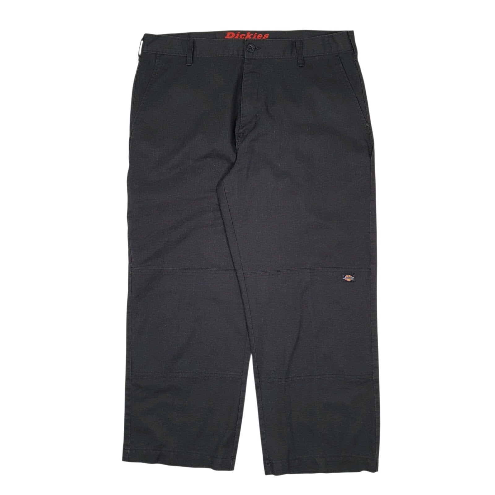 Mens Black Dickies  Chino Trousers