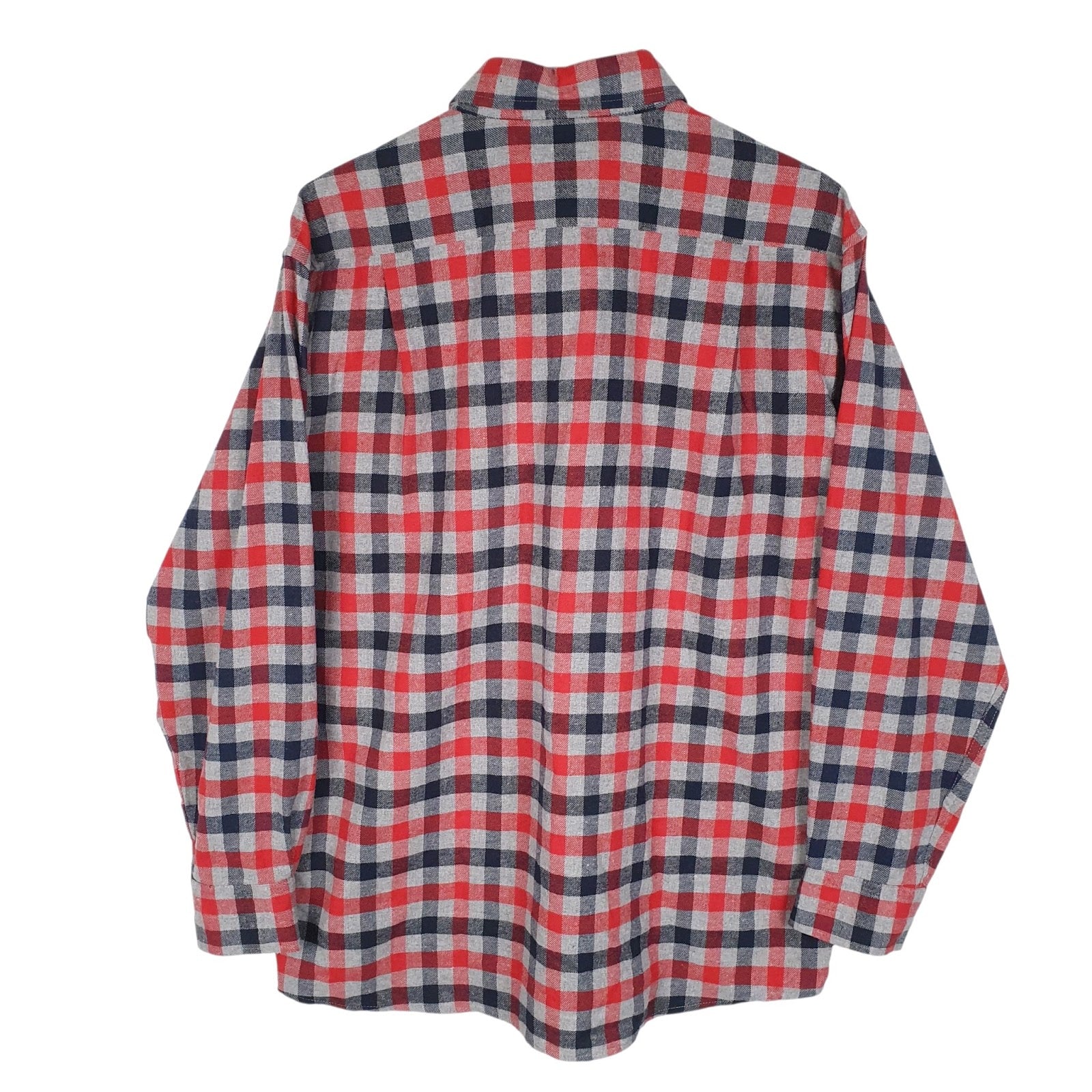 Mens Grey Kinloch Vintage Flannel  Shirt