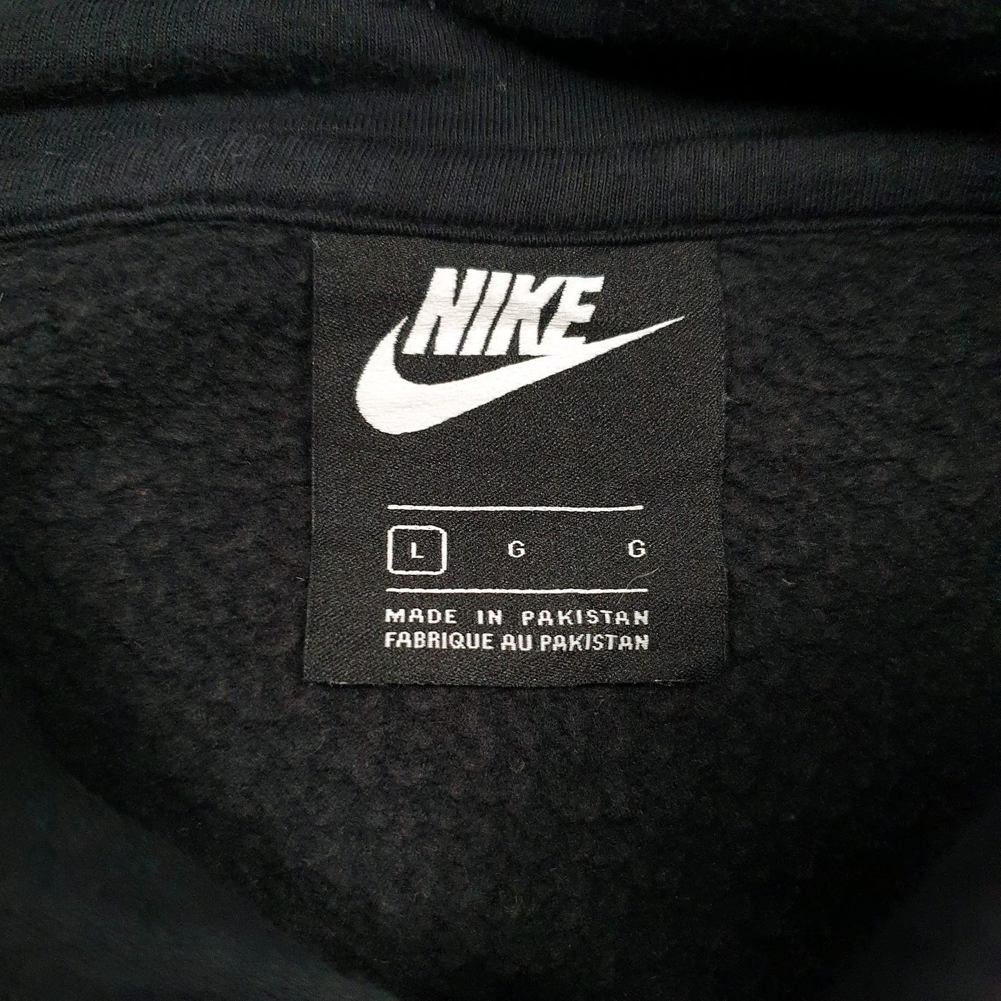 Mens Black Nike Spellout Hoodie Jumper
