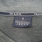 Mens Grey Trussardi Jeans Made In Italy  T Shirt