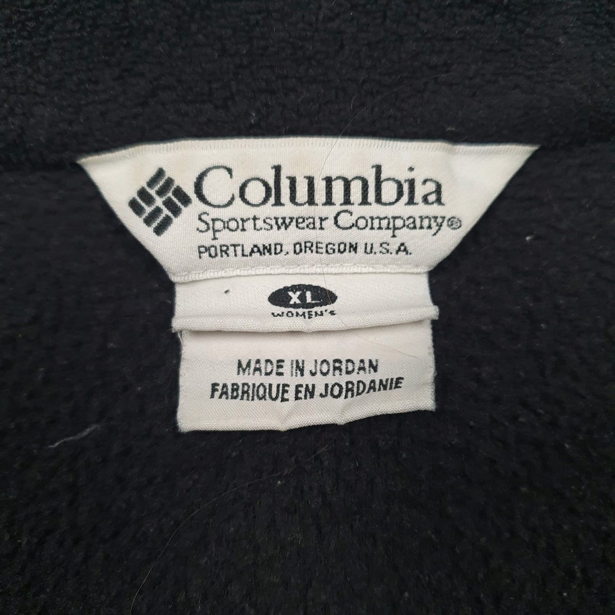 Womens Black Columbia Sportswear Company  Quarter Zip Jumper