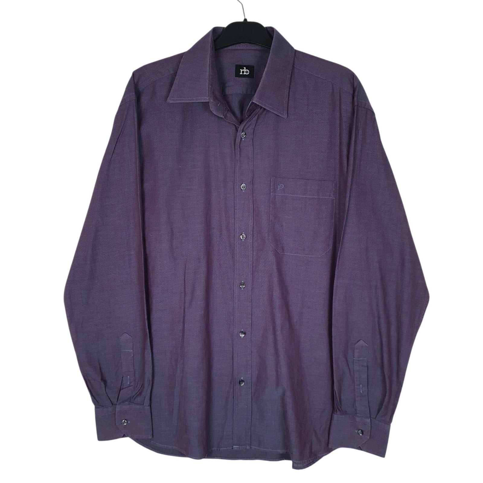 Mens Purple Rocco Barocco  Long Sleeve Shirt