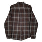 Mens Brown Eddie Bauer Flannel  Shirt