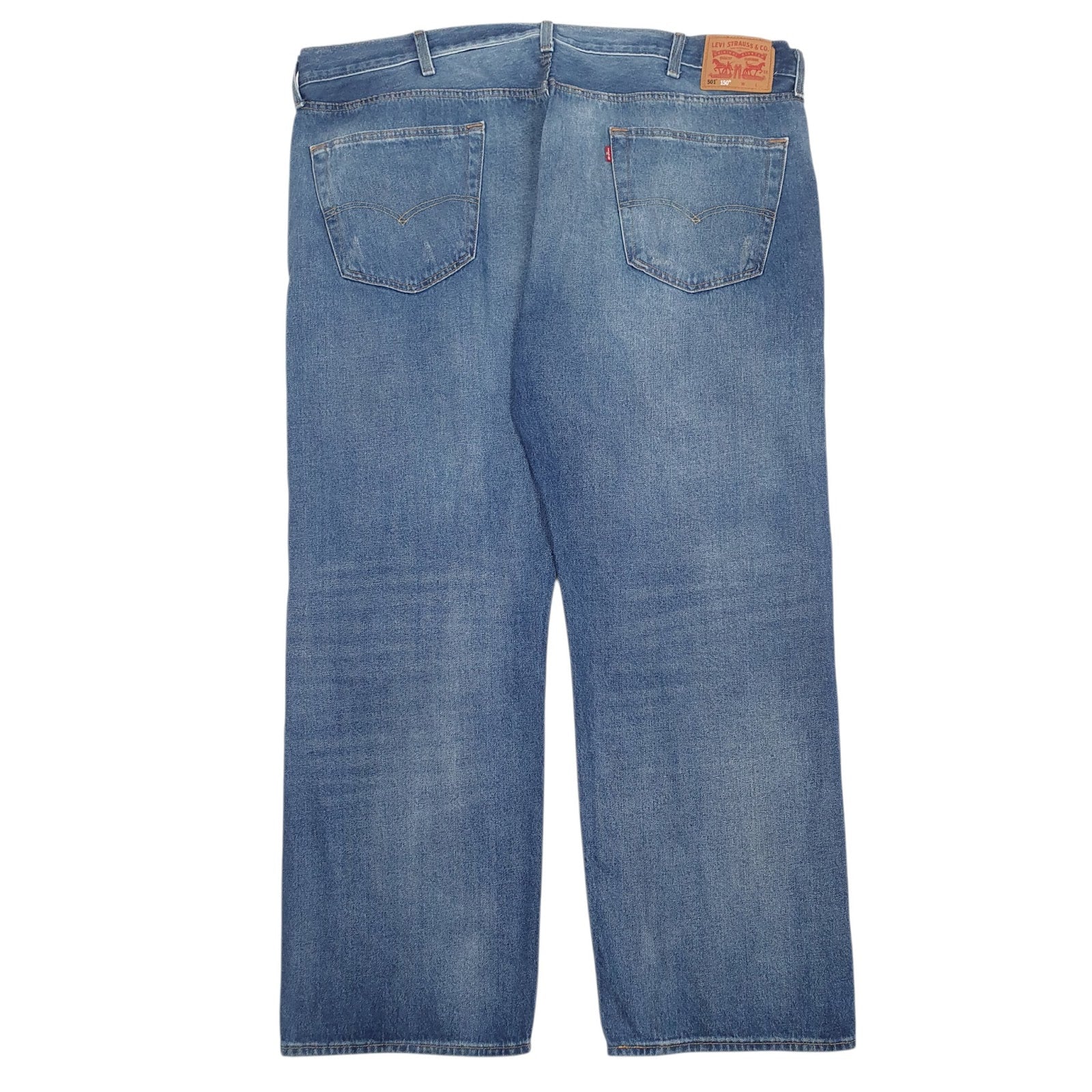 Mens Blue Levis Distressed  Jeans