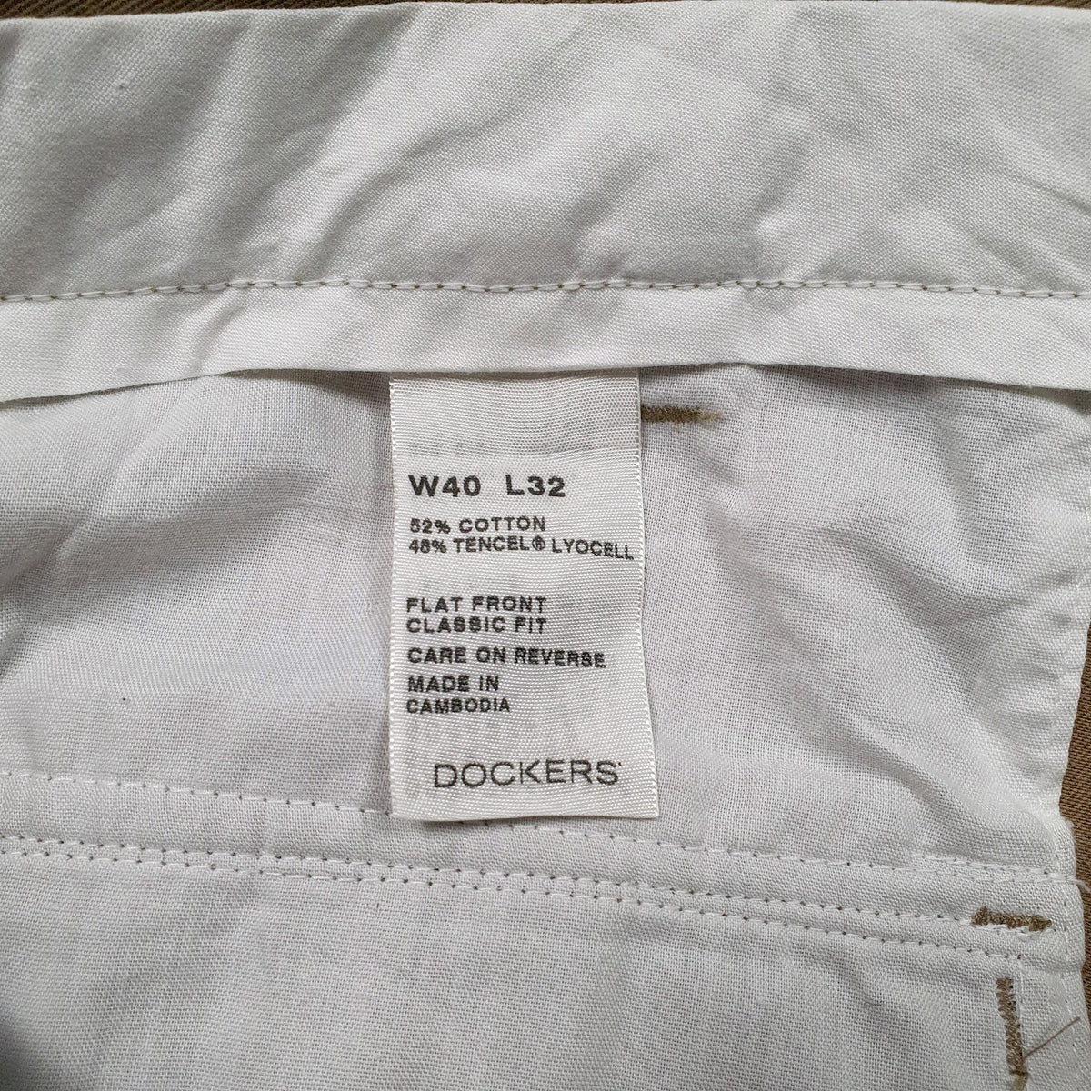Mens Brown Dockers   Trousers