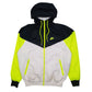 Mens White Nike Windrunner Hoodie Coat