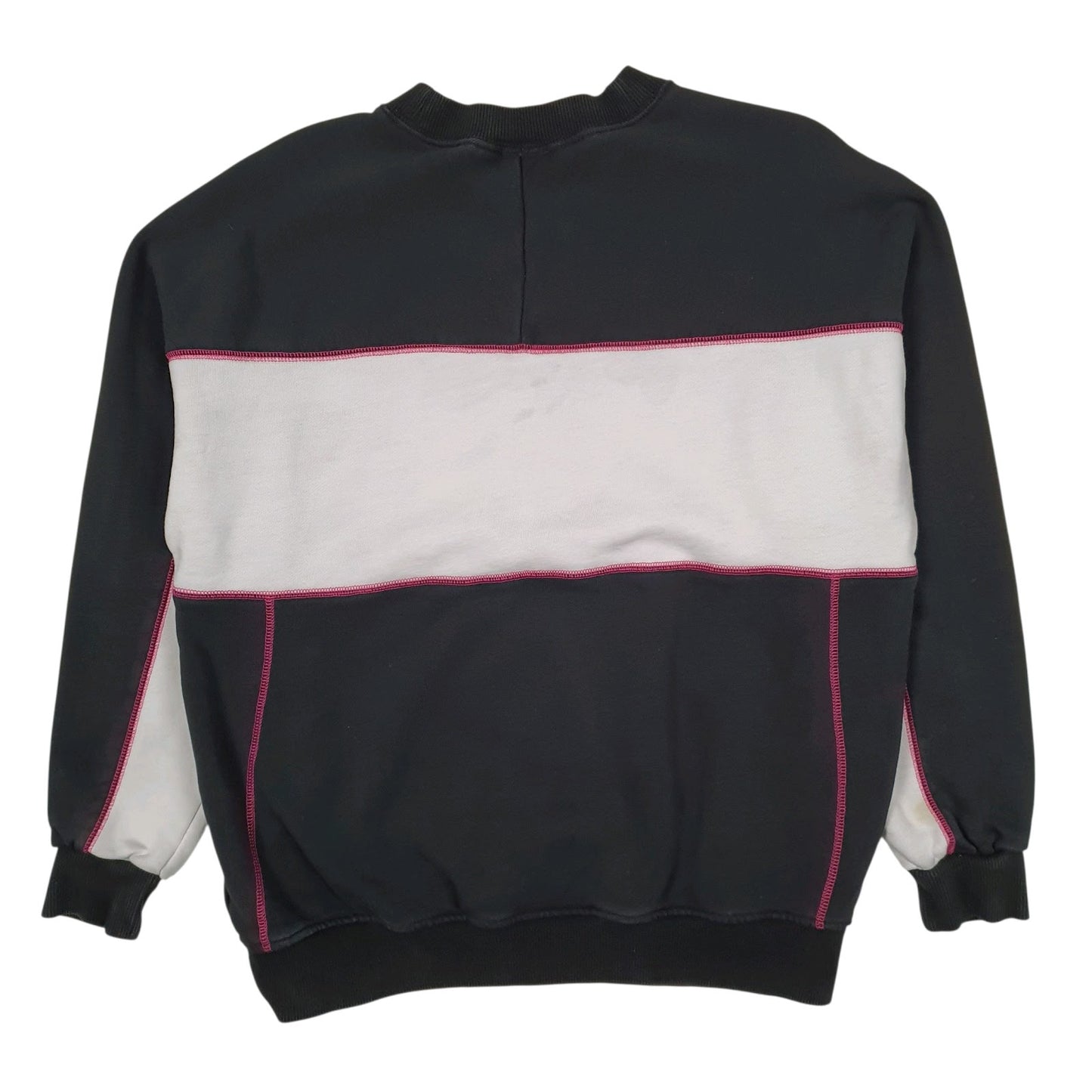 Womens Black Adidas  Crewneck Jumper