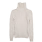 Womens White Tommy Hilfiger Cable Knit Turtle Neck Jumper