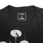 Mens Black Converse Music Band  T Shirt