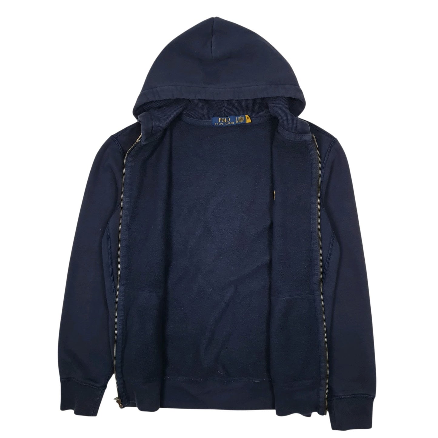 Mens Navy Polo Ralph Lauren Hoodie Full Zip Jumper