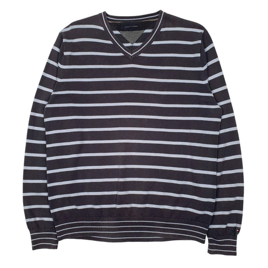 Mens Grey Tommy Hilfiger Lightweight Crewneck Jumper