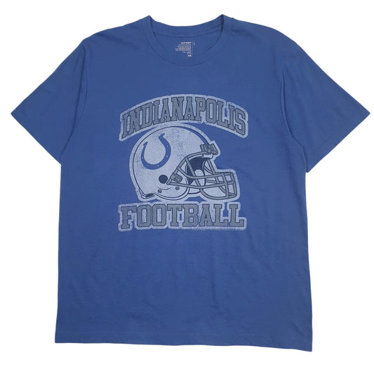 Mens Blue Old Navy Indianapolis Football Short Sleeve T Shirt