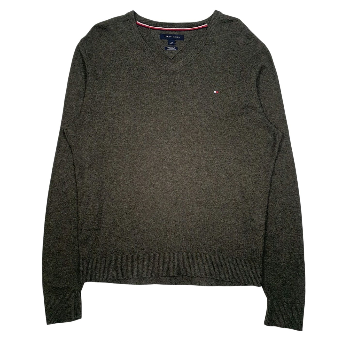 Mens Green Tommy Hilfiger  Crewneck Jumper