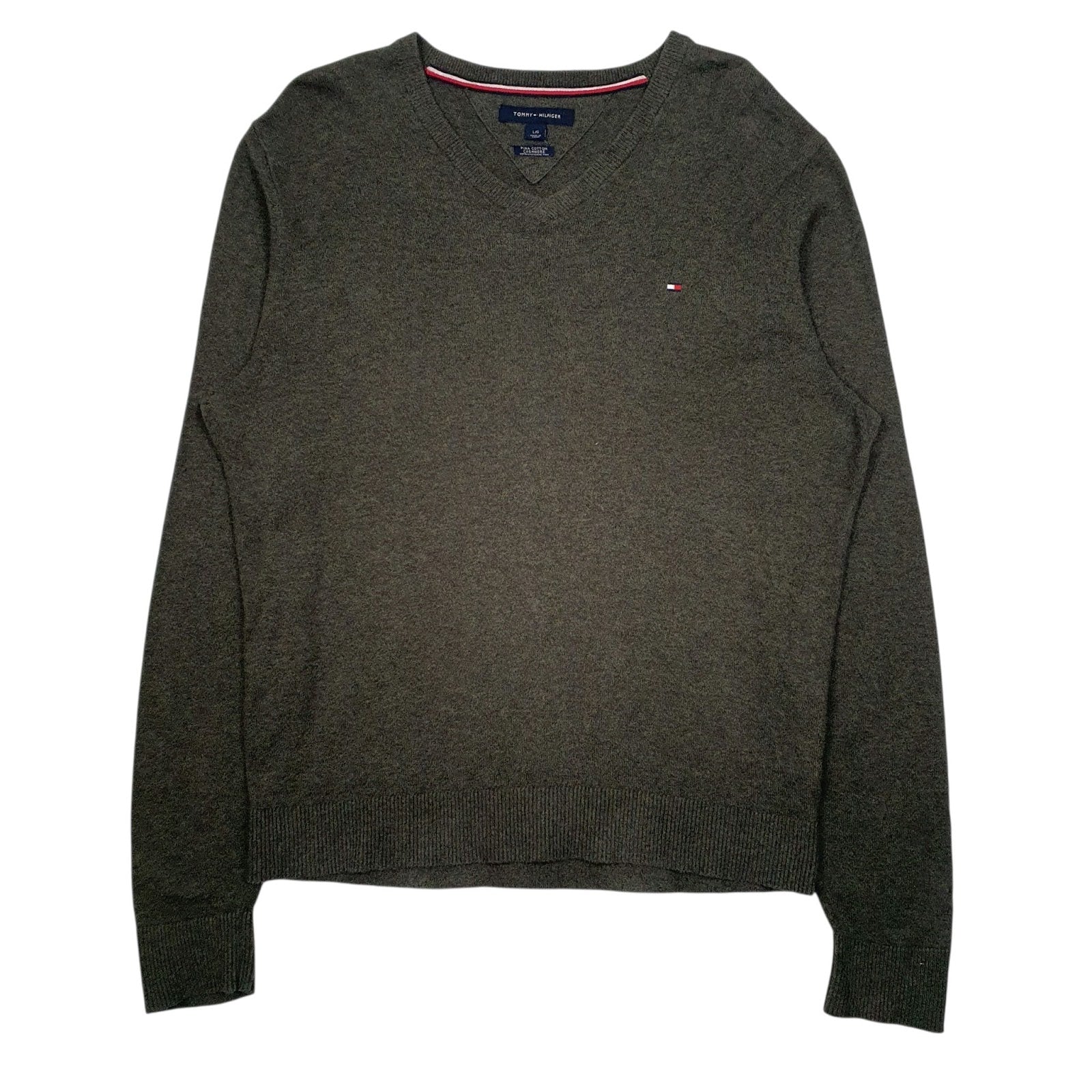 Mens Green Tommy Hilfiger  Crewneck Jumper