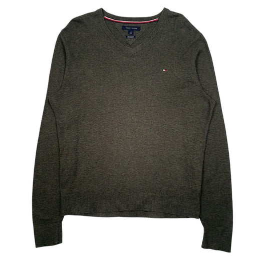 Mens Green Tommy Hilfiger  Crewneck Jumper