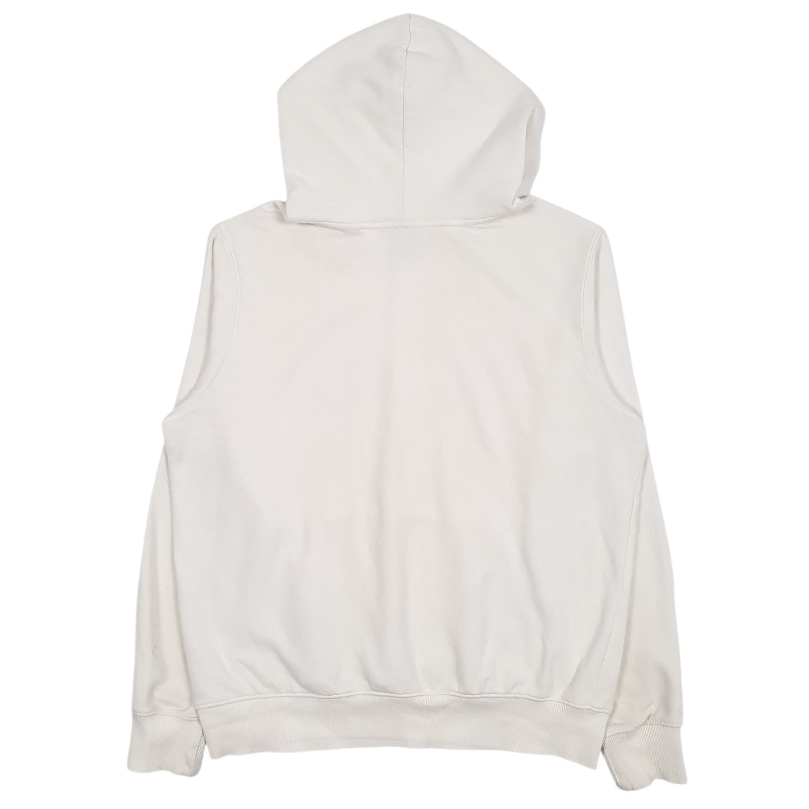 Mens Cream The North Face Spellout Hoodie Jumper