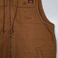 Mens Brown Wrangler Workwear Hoodie Vest Bodywarmer Hoodie Coat