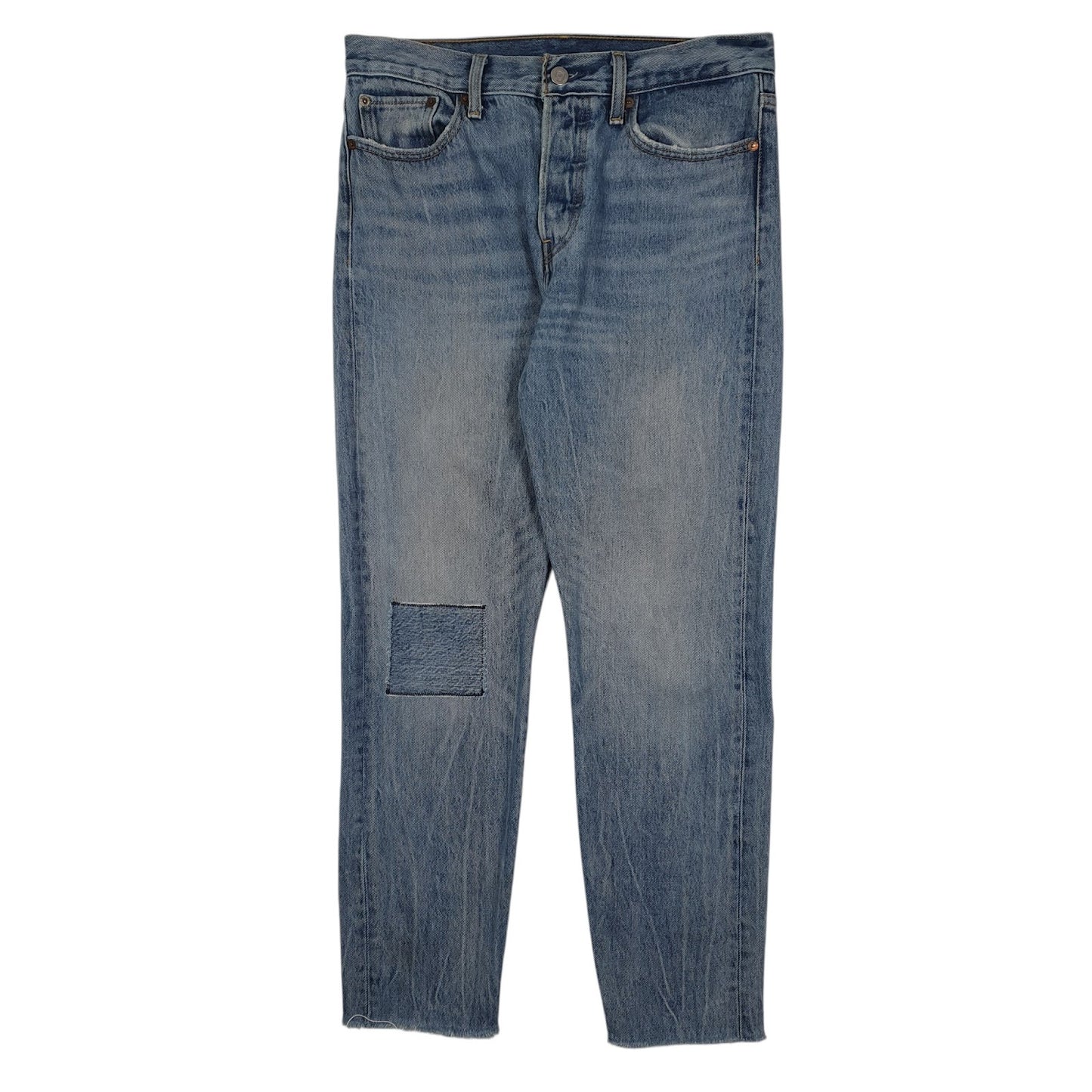 Womens Blue Levis  Wedgie Fit Ankle JeansW28 L28