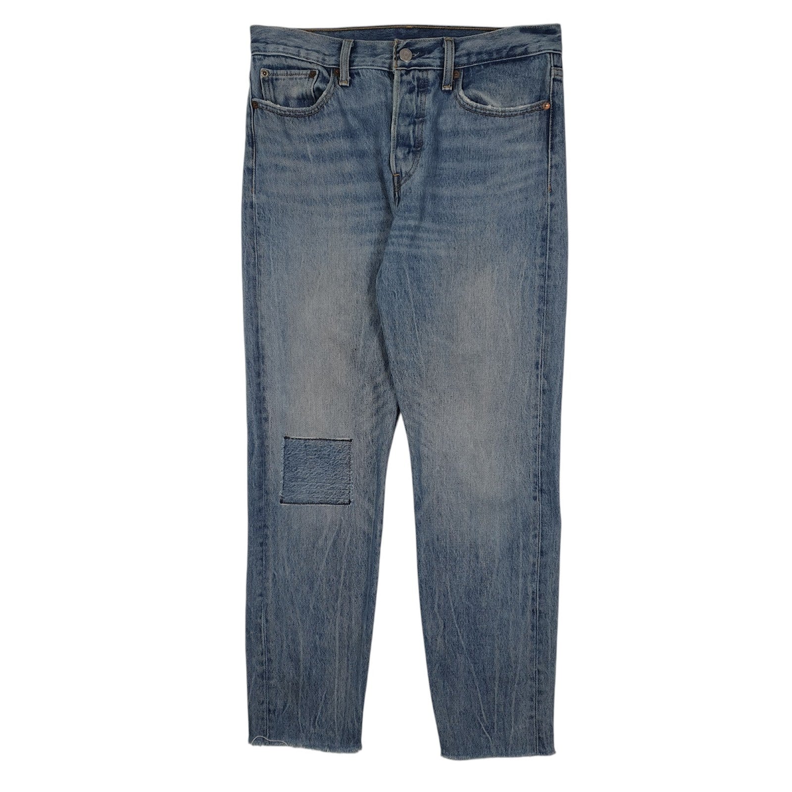 Womens Blue Levis  Wedgie Fit Ankle JeansW28 L28