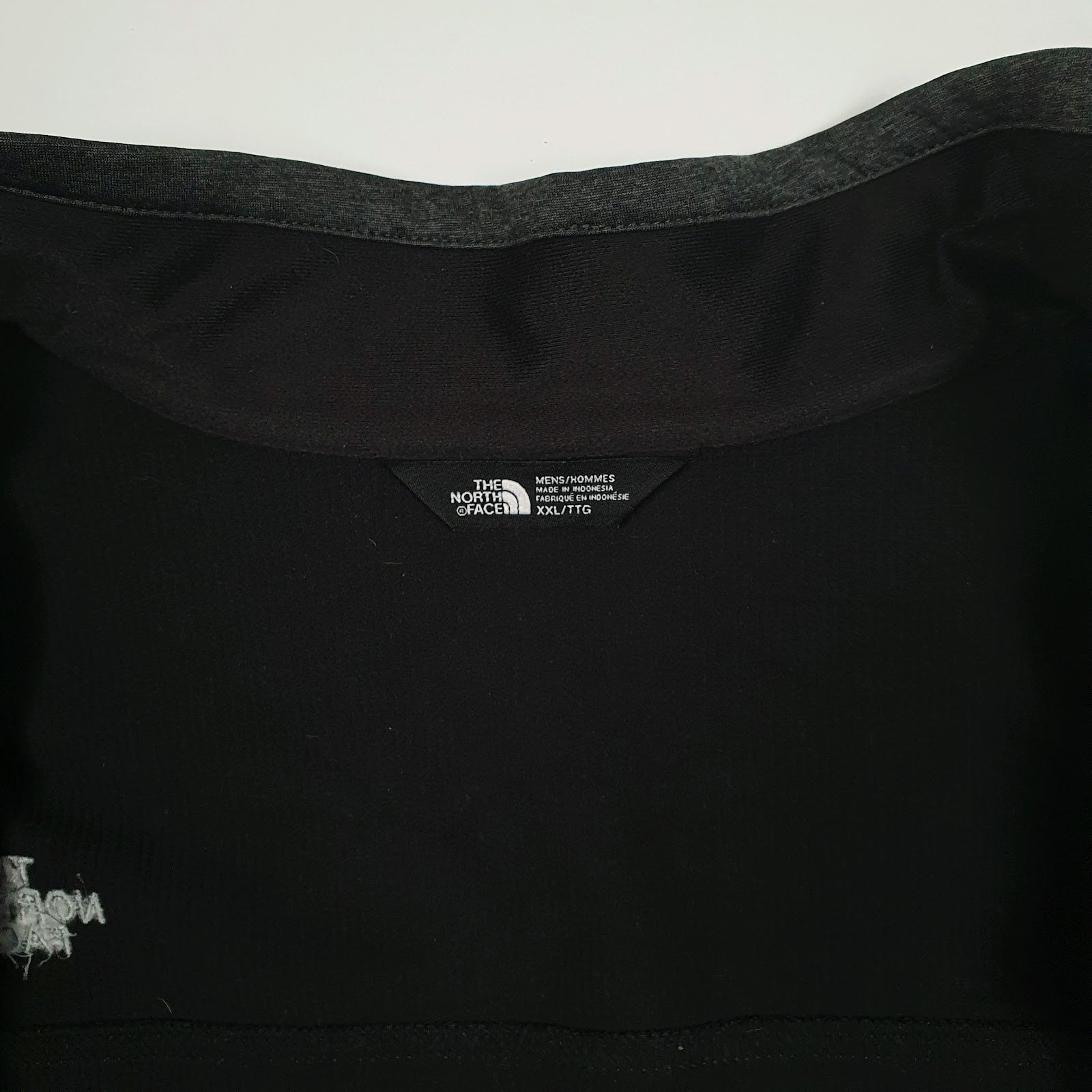 Mens Grey The North Face Softshell Full Zip Jumper