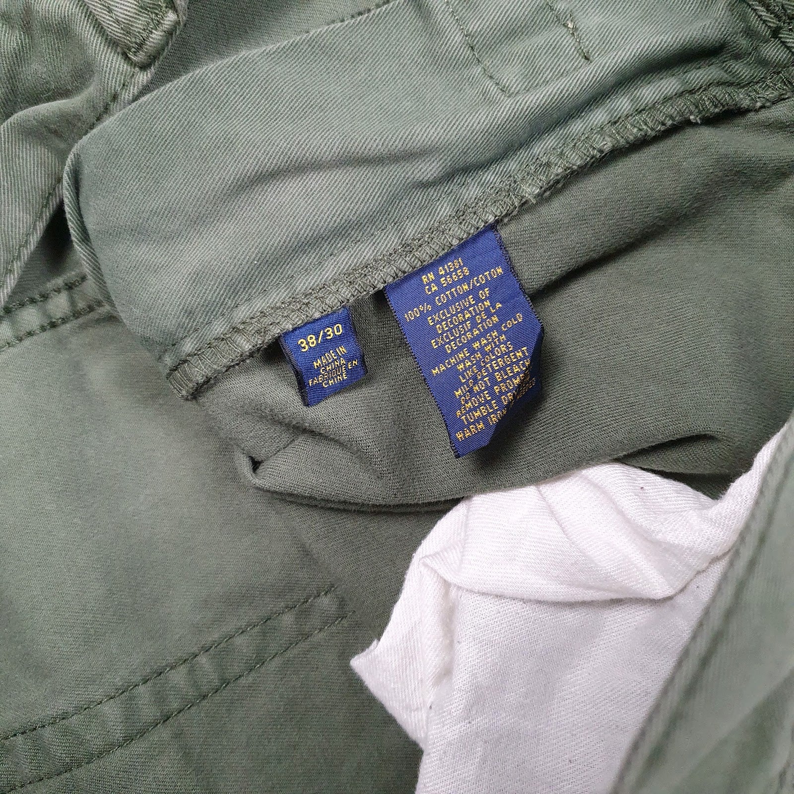 Mens Green Polo Ralph Lauren   Trousers