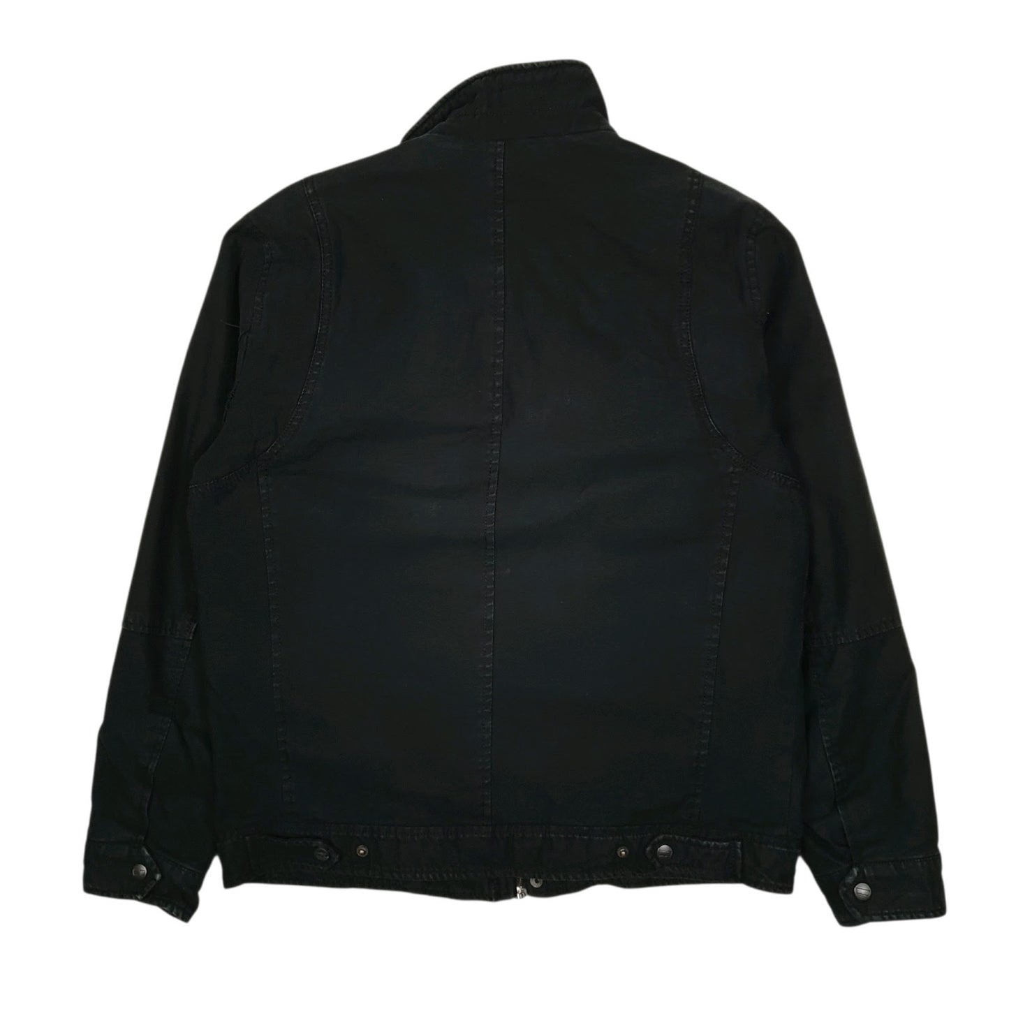 Mens Black Levis Military Bomber Chore  Coat